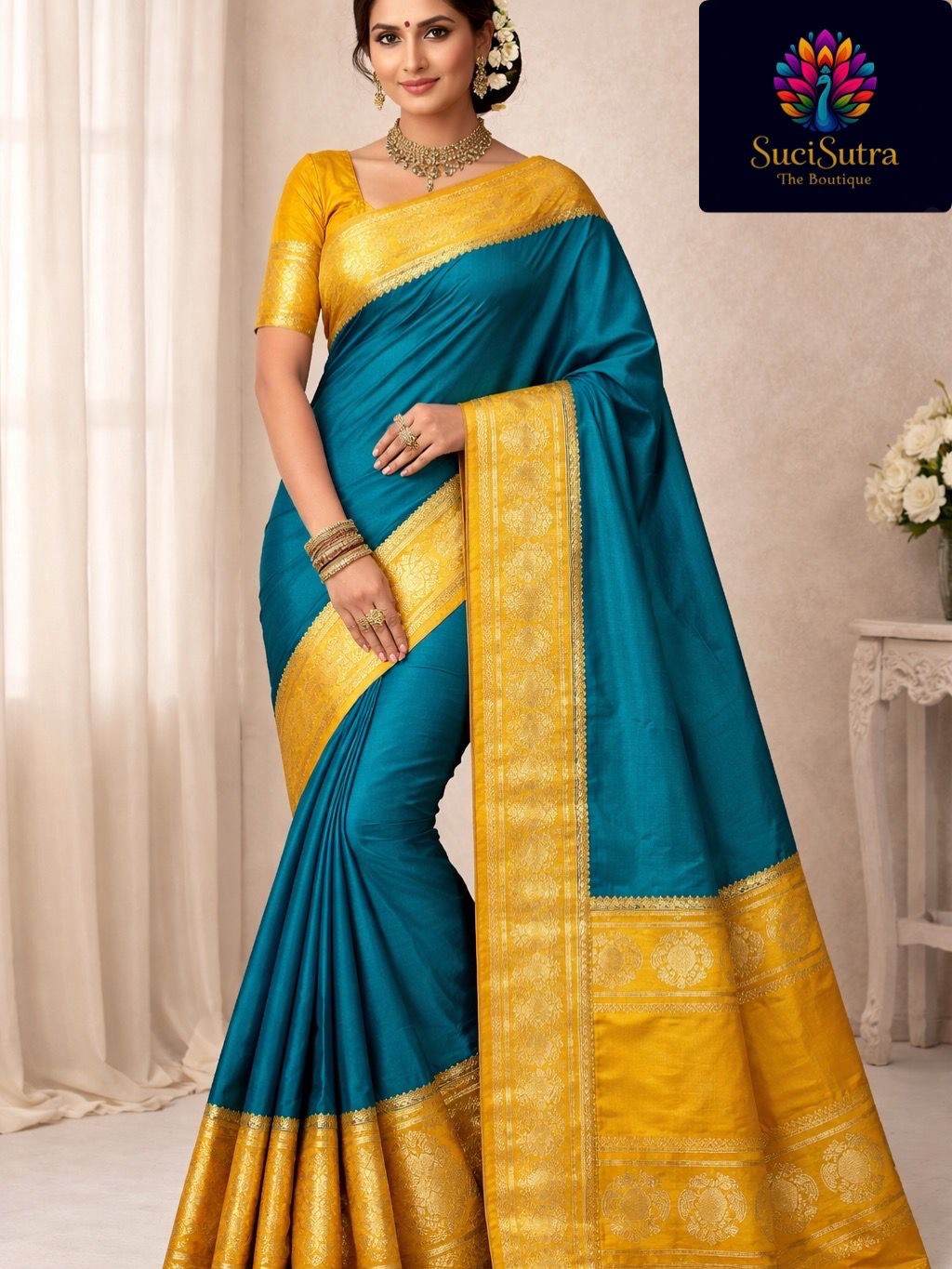 Multicolor Crape silk sarees