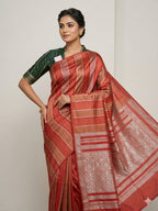 Orange crape organza