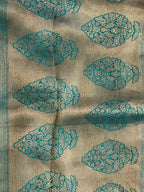 MULTICOLOR TUSSAR SILK SAREE