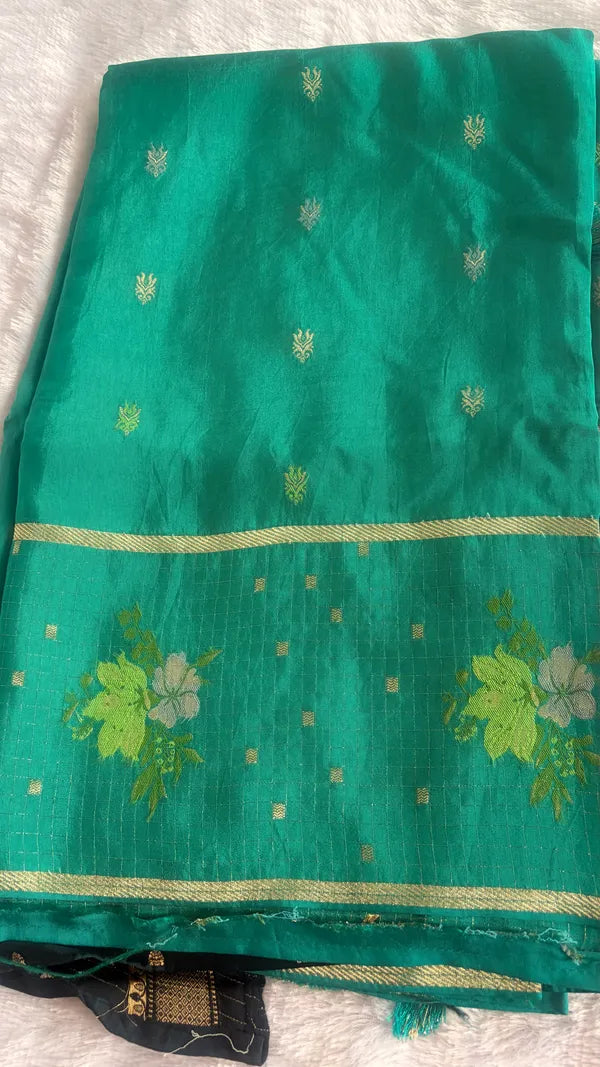 MULTICOLOR TUSSAR SILK SAREE
