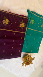 MULTICOLOR TUSSAR SILK SAREE