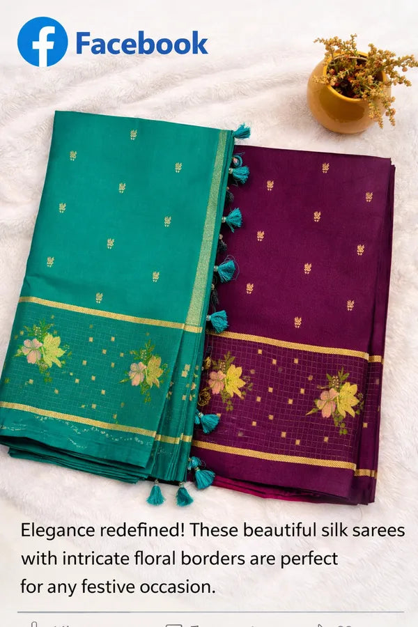 MULTICOLOR TUSSAR SILK SAREE