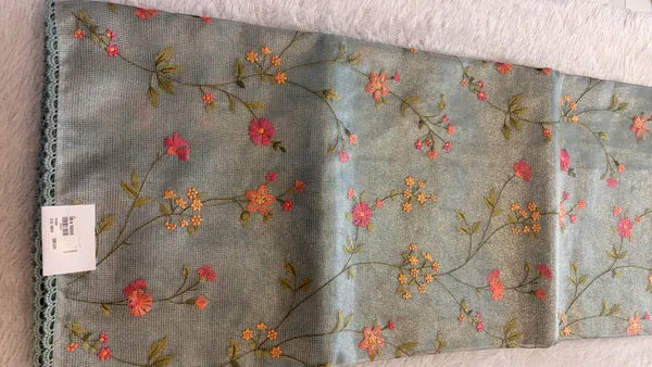 MULTICOLOR TISSUE SAREE