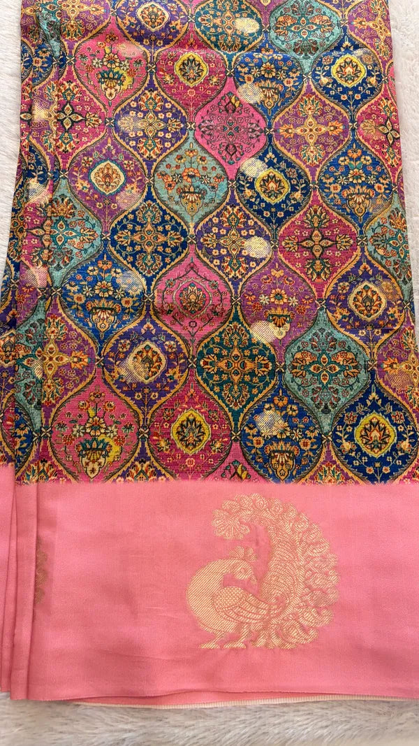 MULTICOLOR SILK SAREE