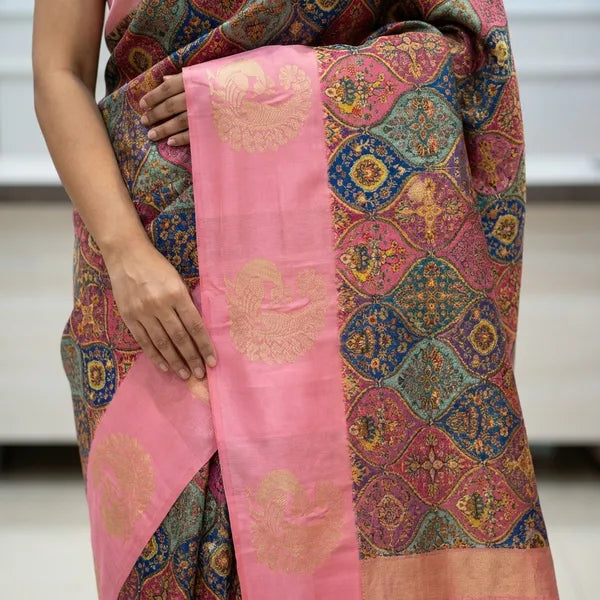 MULTICOLOR SILK SAREE