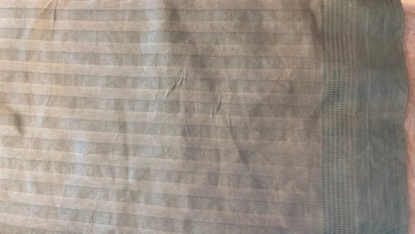 BLUE AND WHITE TUSSAR SILK SAREE